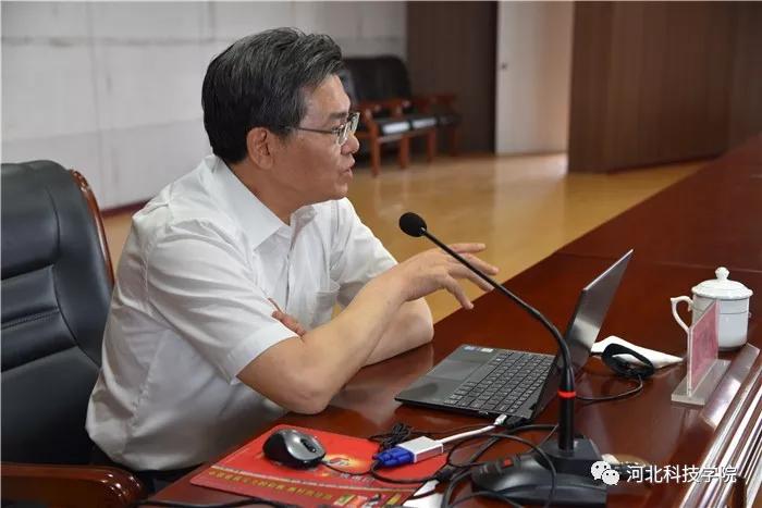 “航天少帅”于登云应邀到河北亚洲成人在线一二三四五六区作报告 第 3 张